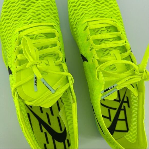 Nike Zoom Mamba V DR9945-700 Electric Yellow Track Spike Running Shoes Size 9.5 - Picture 9 of 17